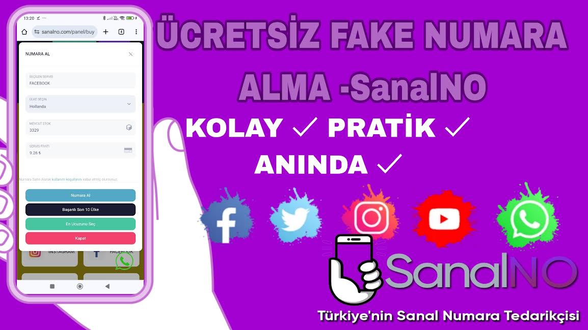 Ücretsiz Fake Numara Alma - SanalNO